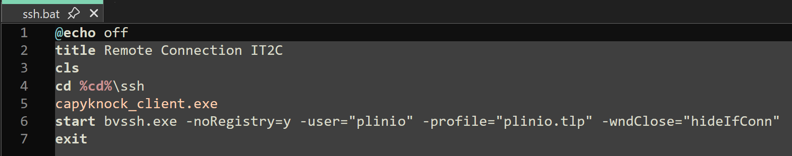 starting SSH just once capyknock_client close